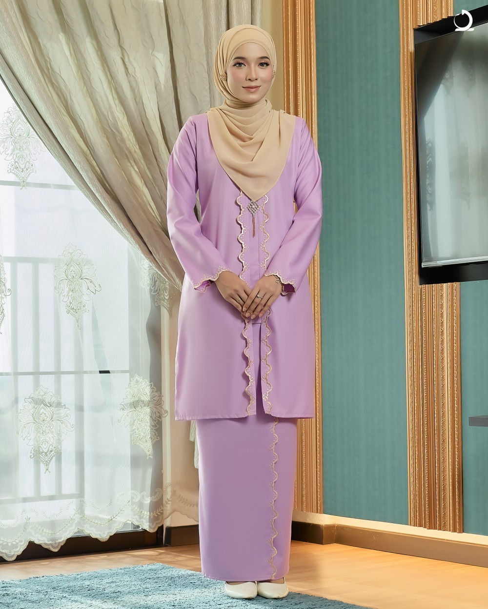 Nasreen - Lilac Purple